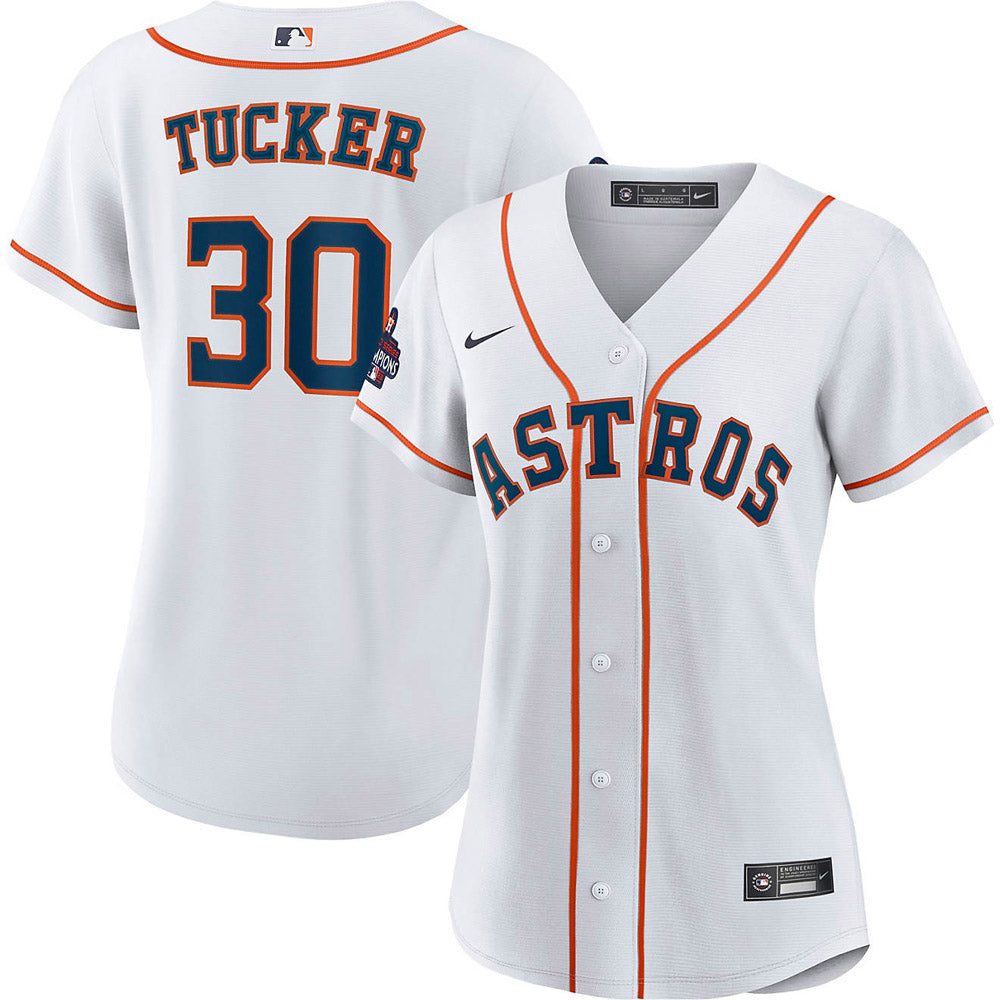 Women's Houston Astros Kyle Tucker World Series Champions Replica Jersey - White