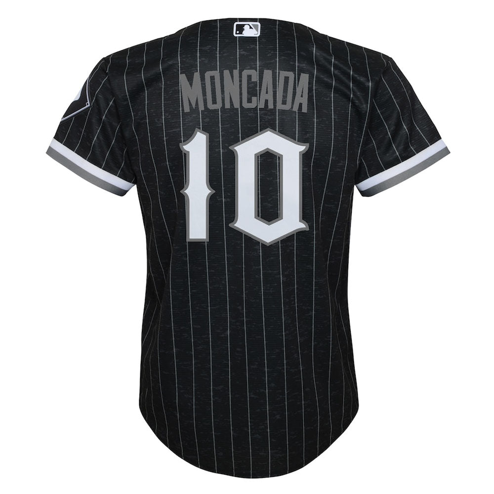 Youth Chicago White Sox Yoan Moncada City Connect Replica Jersey - Black