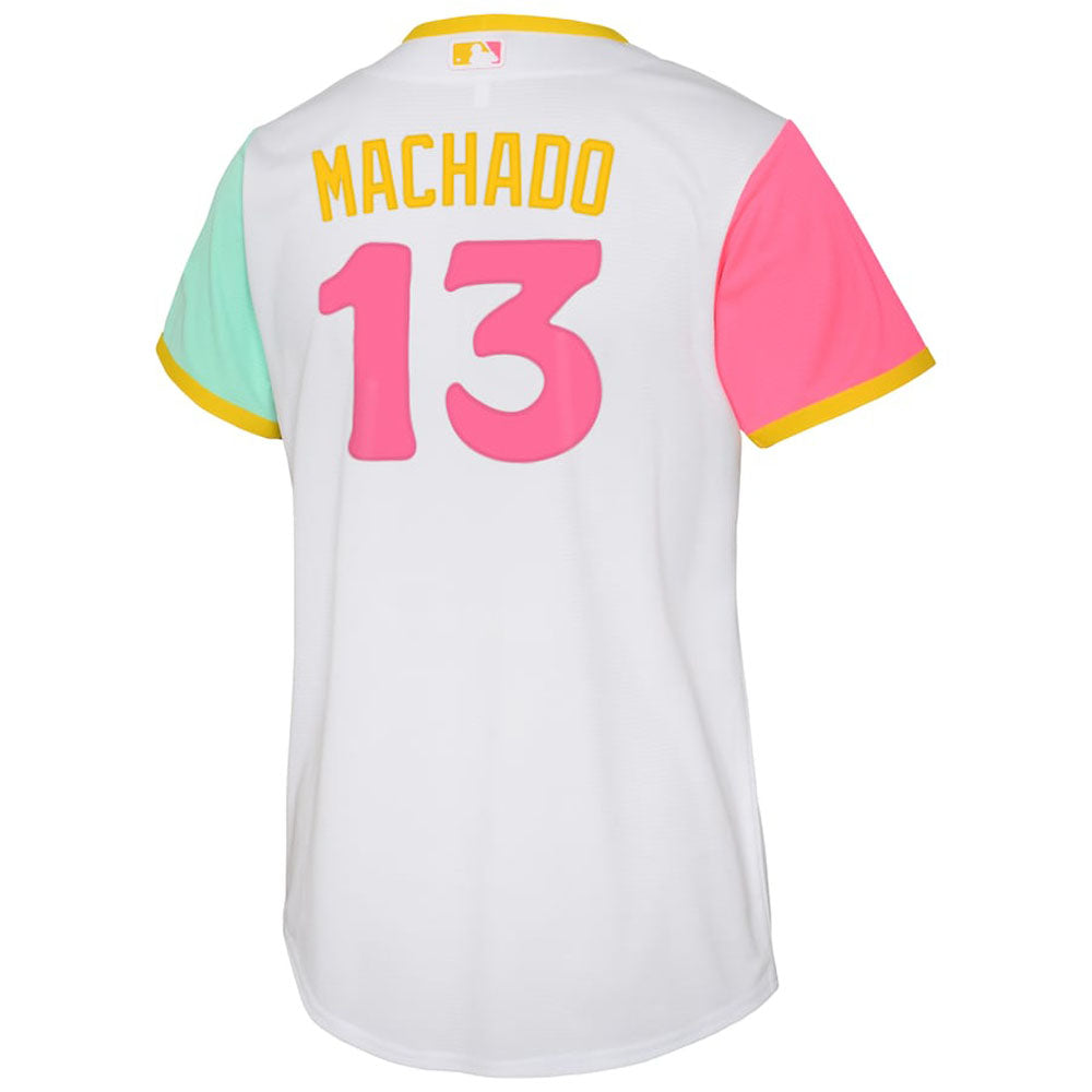 Youth San Diego Padres Manny Machado City Connect Replica Jersey - White